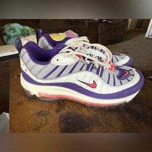 Nike Air Max 98 in Purple, Gray & Pink Accents